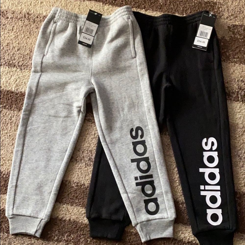 NWT-Boys Adidas Sweatpants Jogger-Set of 2